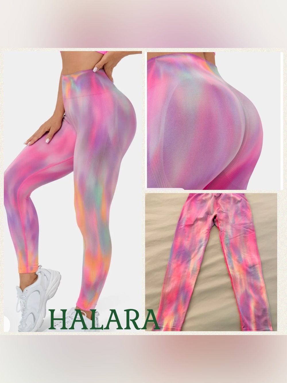 Halara Seamless Flow High Waisted Tie Dye Leggings